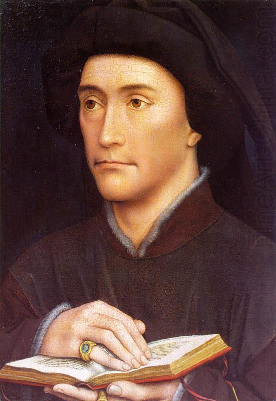 Portrait of a Man Holding a Book, WEYDEN, Rogier van der